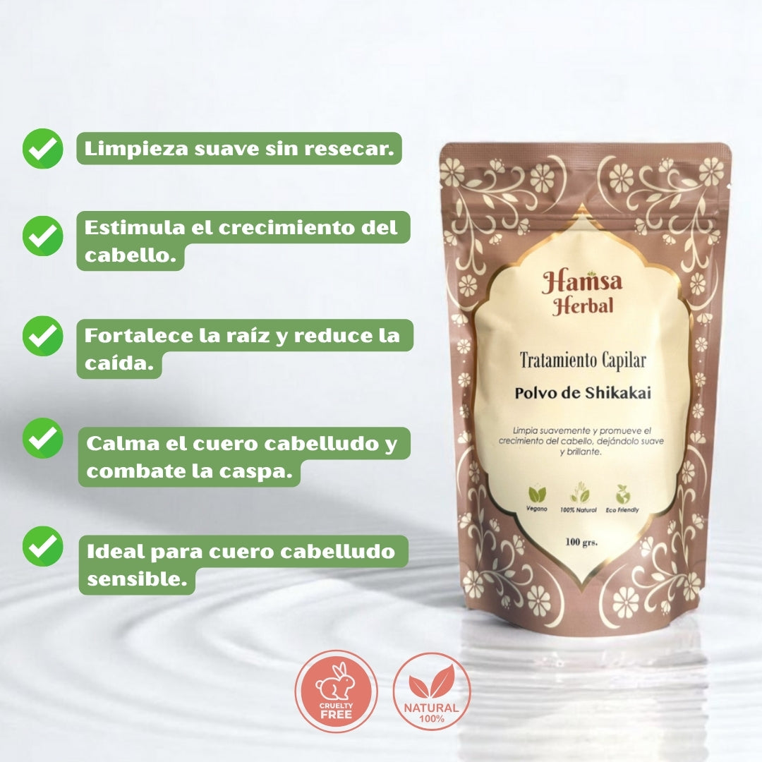 Polvo de Shikakai – Limpieza natural
