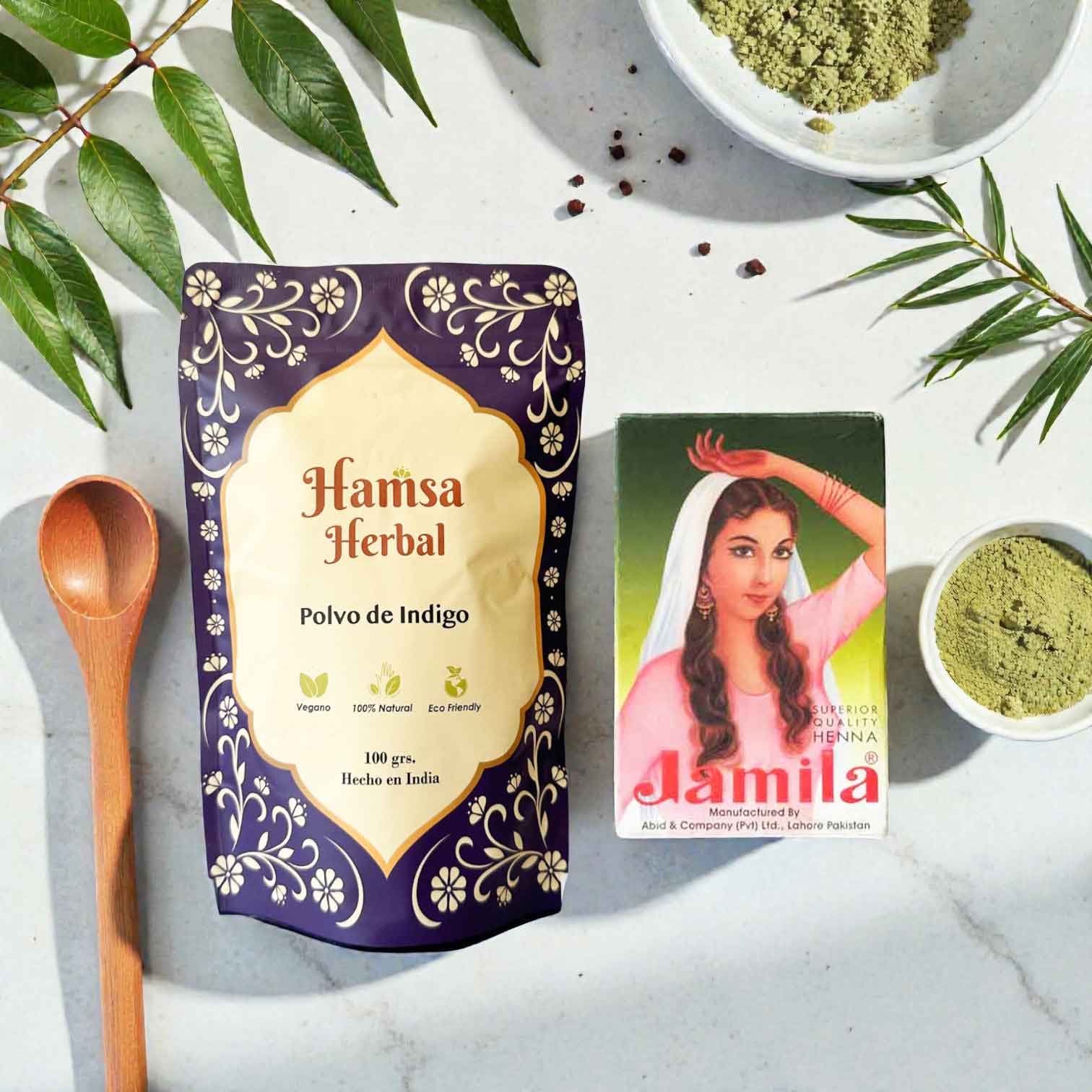 Henna e Índigo: el dúo natural para teñir tu cabello de castaño o negro - Henna Lovers