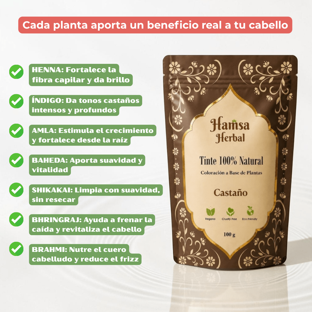 Pack Castaño Dorado - Henna Lovers
