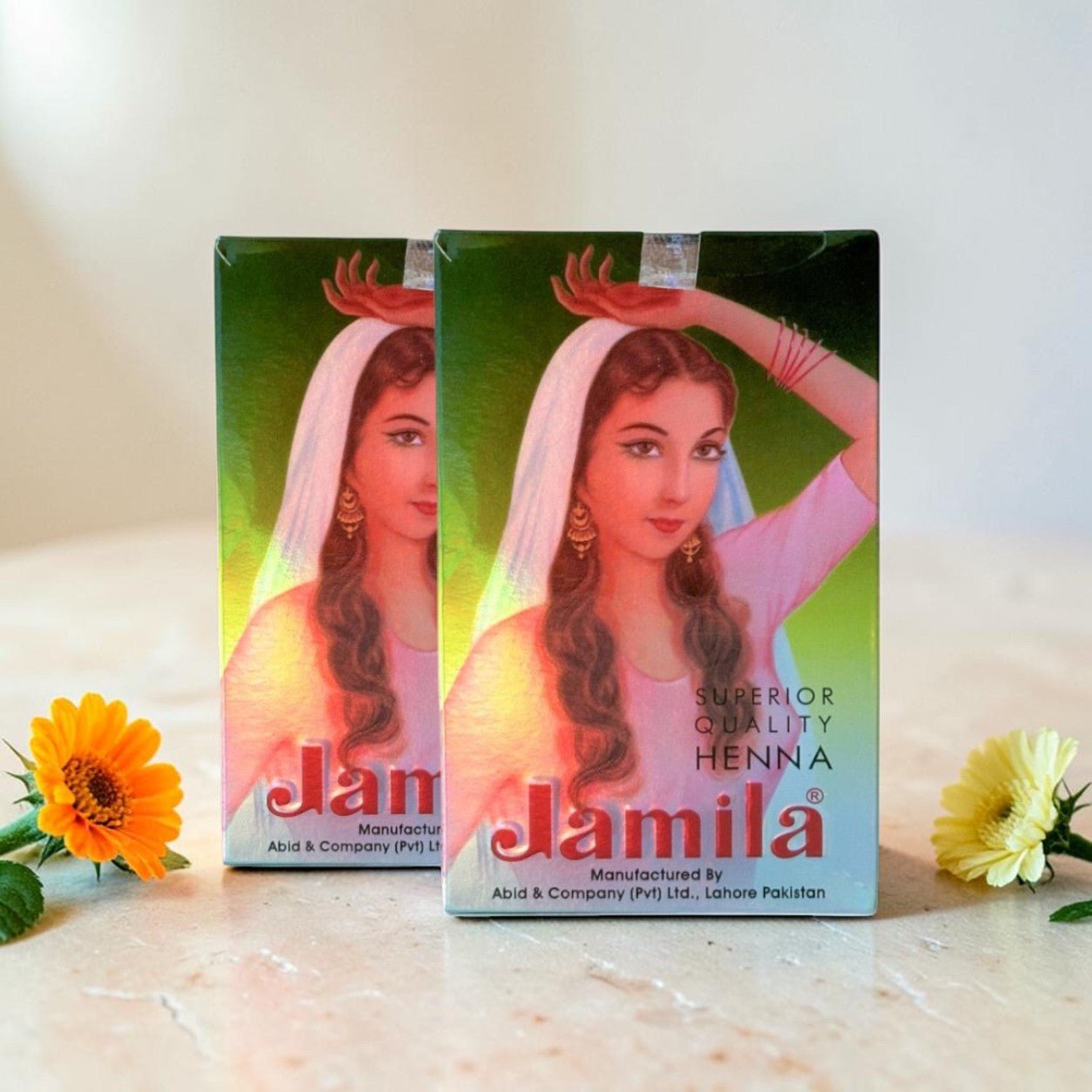 Pack 2 Hennas Jamila BAQ Premium - Cobrizo Intenso y Duradero - Henna Lovers