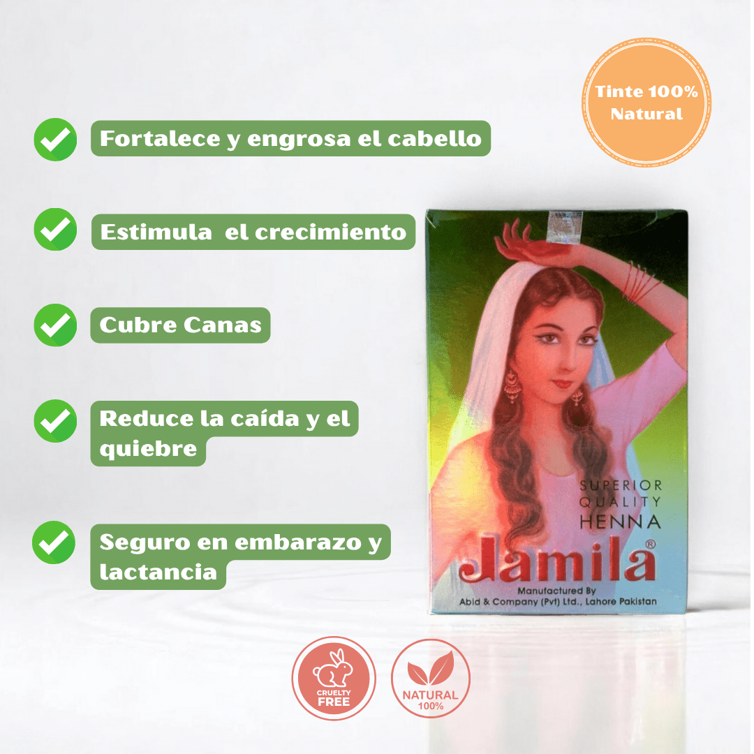 Pack 3 Hennas Jamila BAQ Premium - Cobrizo Intenso y Duradero 🔥 👩🏼‍🦰 - Henna Lovers