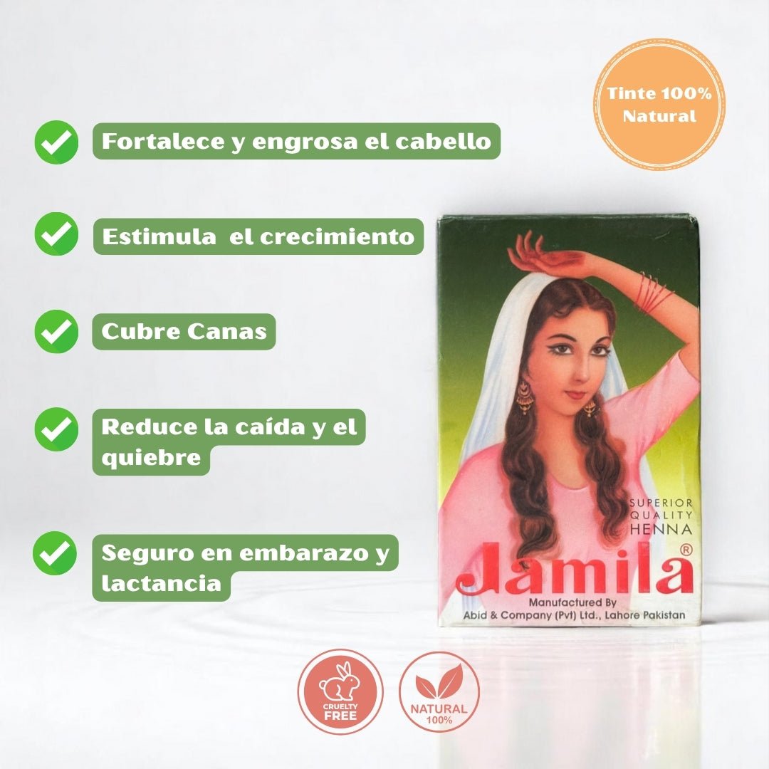 Pack 3 Hennas Jamila Hair - Cobrizo Natural y Duradero 👩🏼‍🦰 - Henna Lovers