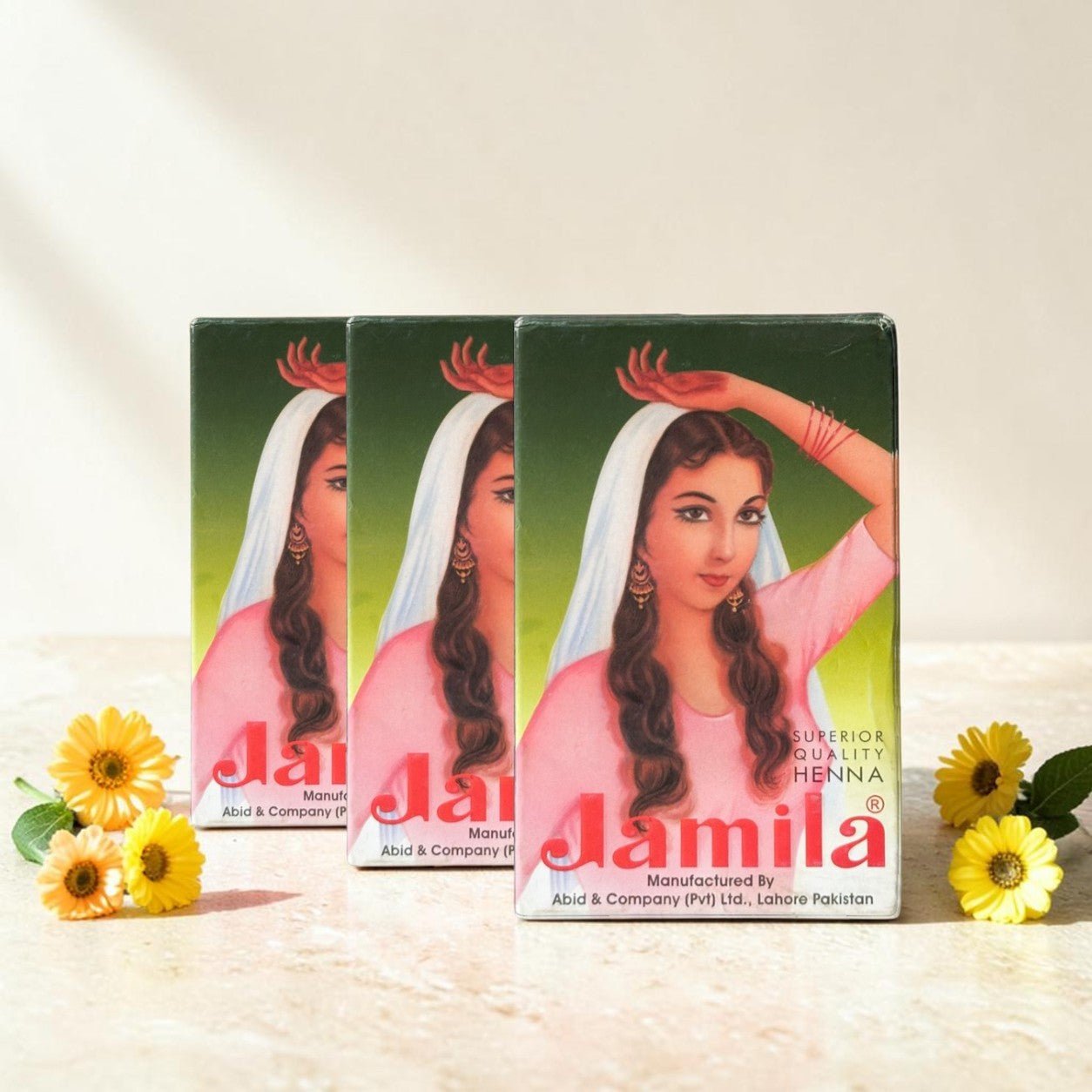 Pack 3 Hennas Jamila Hair - Cobrizo Natural y Duradero - Henna Lovers