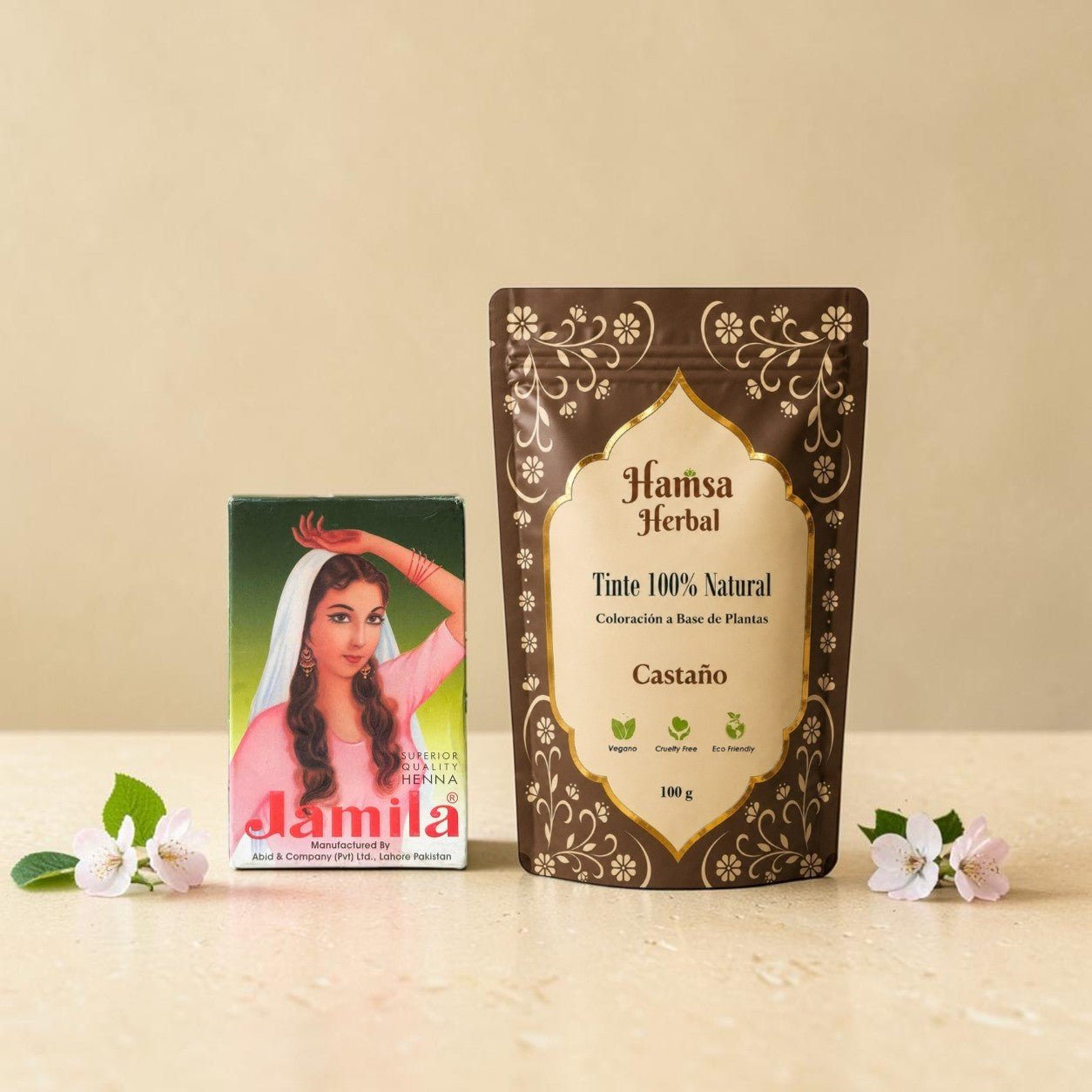 Pack Castaño Doble Paso · Para muchas canas (+30%) - Henna Lovers