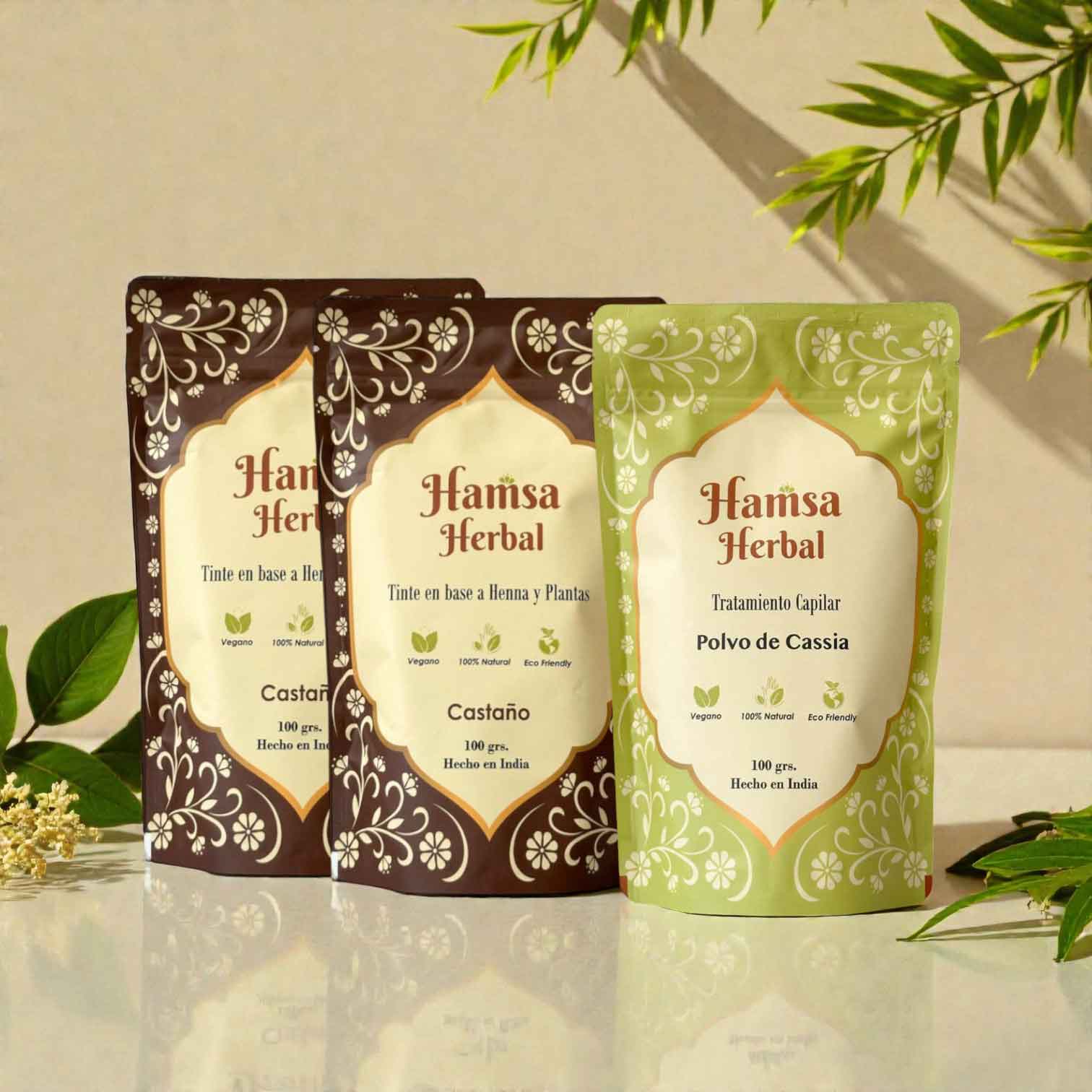 Pack Castaño Dorado - Henna Lovers