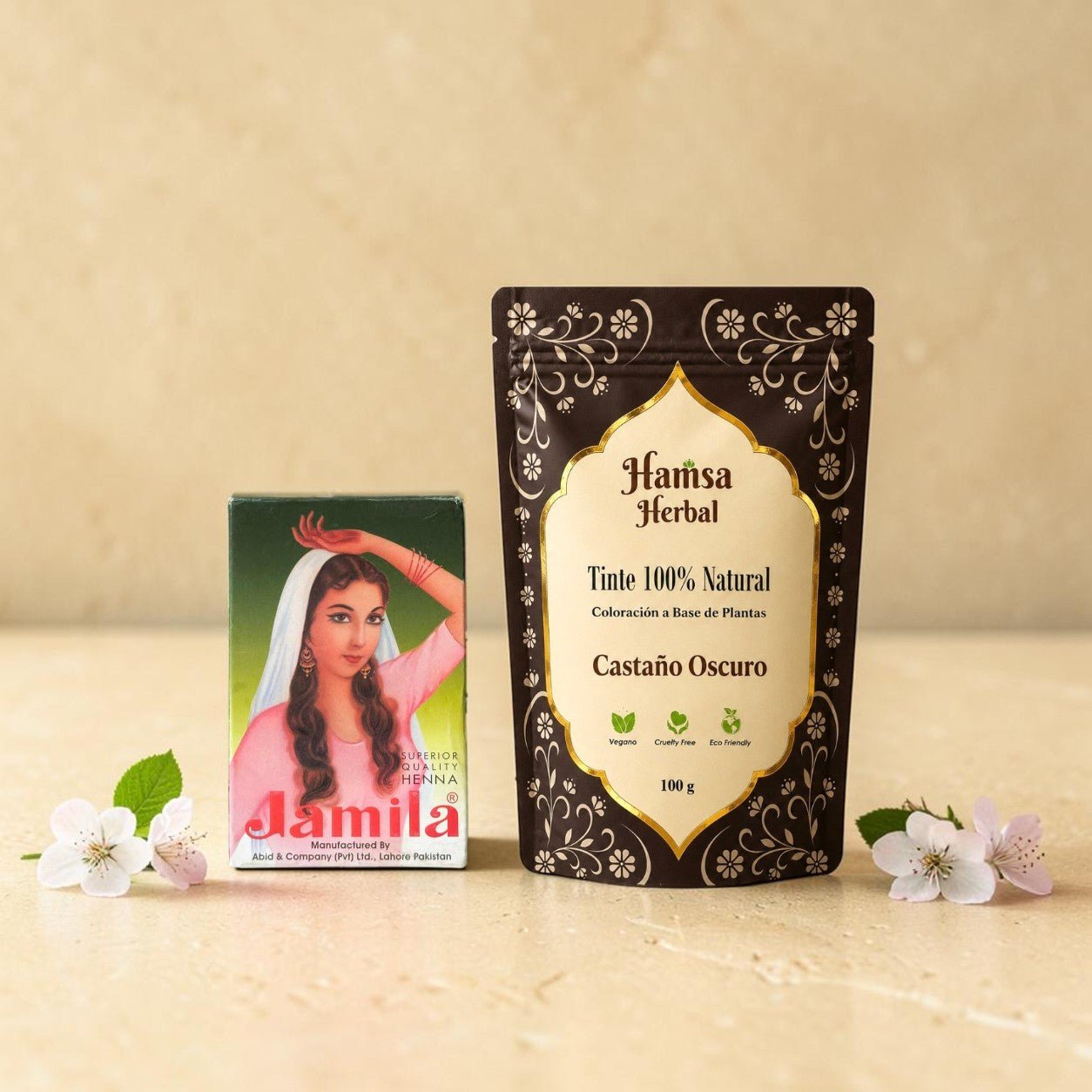 Pack Castaño Oscuro Doble Paso · Para muchas canas (+30%) - Henna Lovers