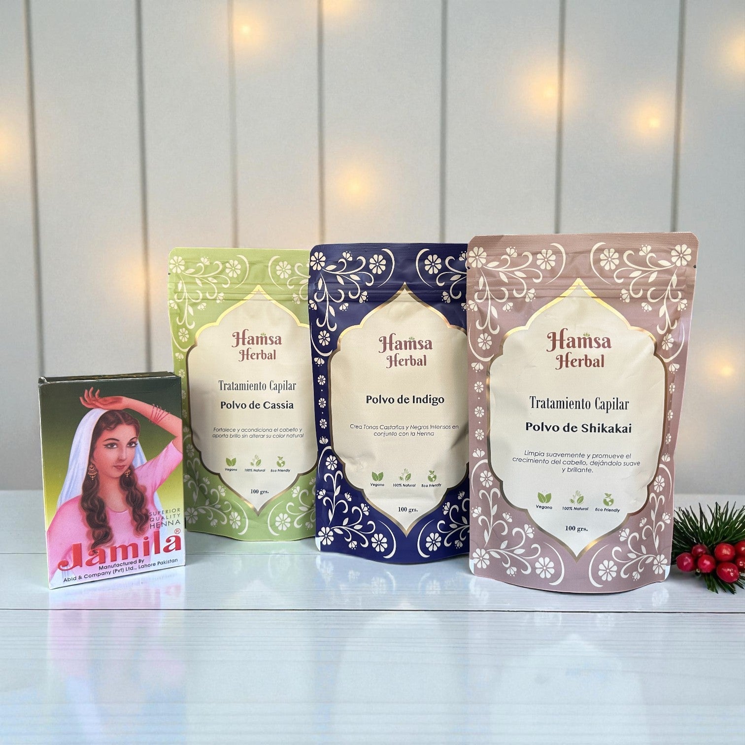 🎄 Pack Navidad - Rubios/Castaños Dorados - Henna Lovers
