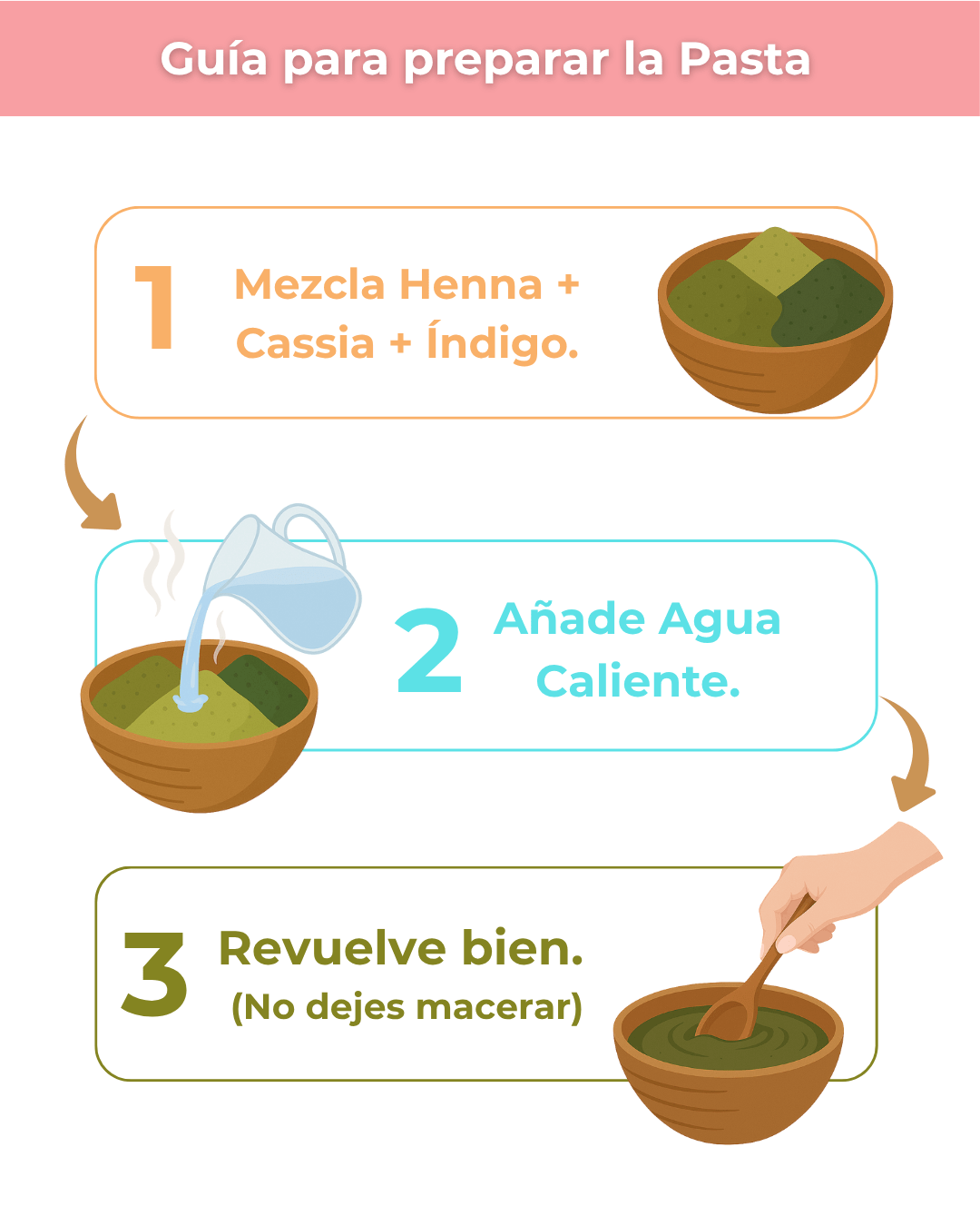 Pack Rubios/Castaños Dorados ✨ 🌟 - Henna Lovers