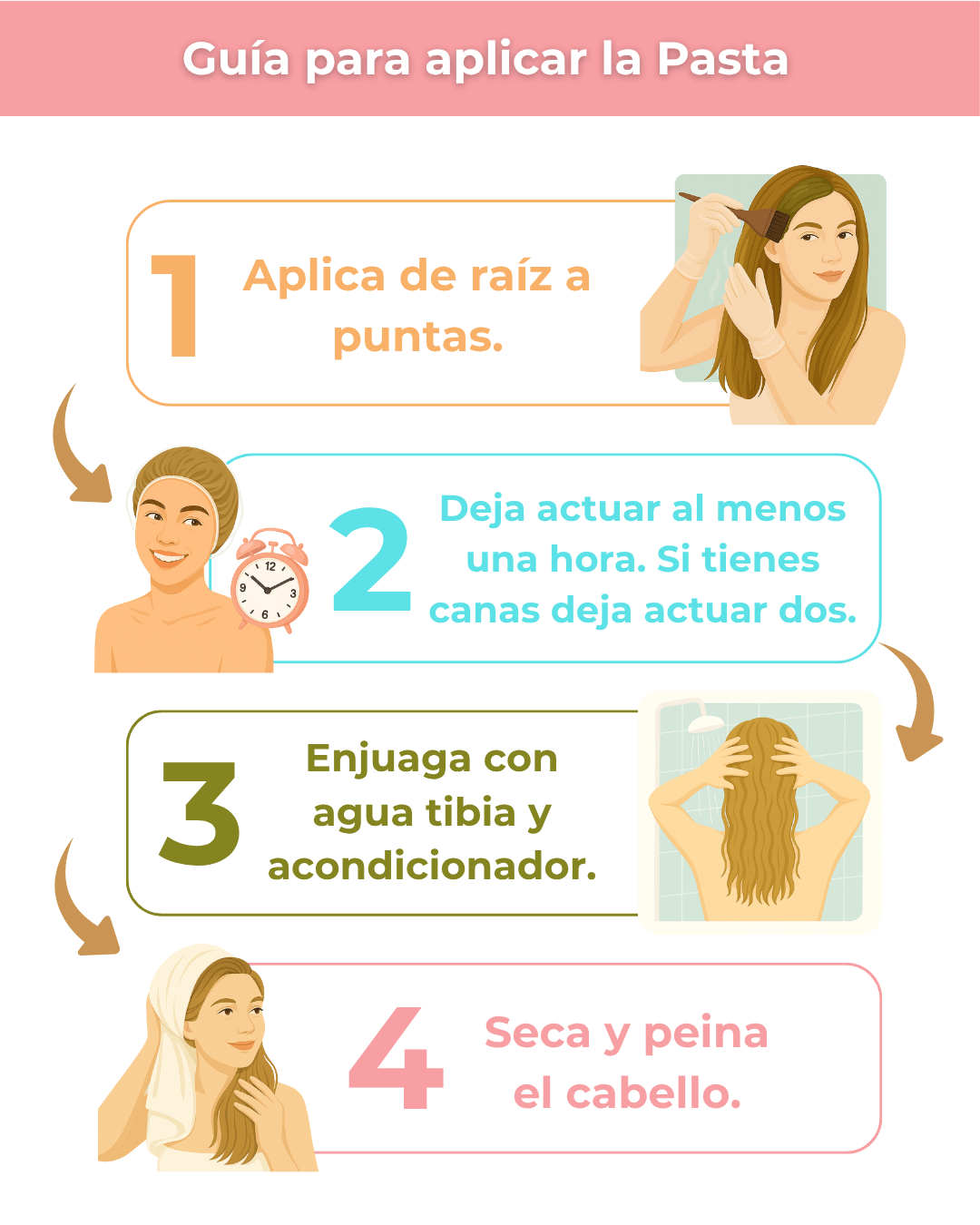 Pack Rubios/Castaños Dorados ✨ 🌟 - Henna Lovers