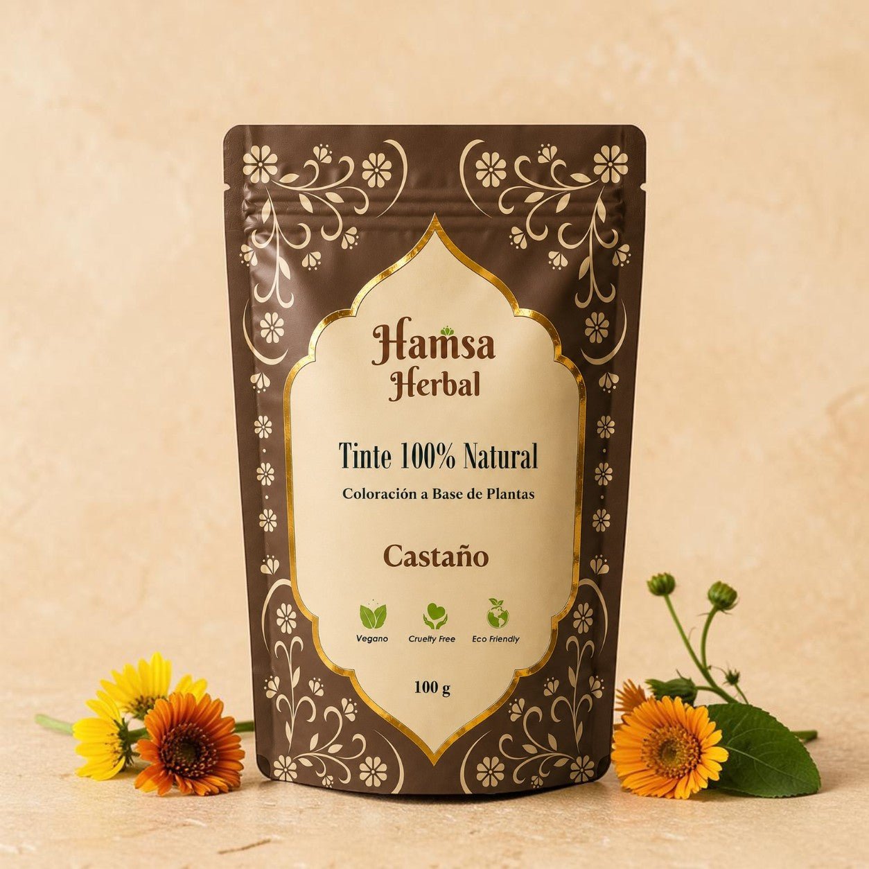 Tinte 100% Natural - Castaño - Salud y belleza - Henna Lovers