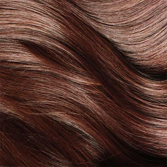 Cabello castaño teñido con henna, tono natural de Henna Lovers