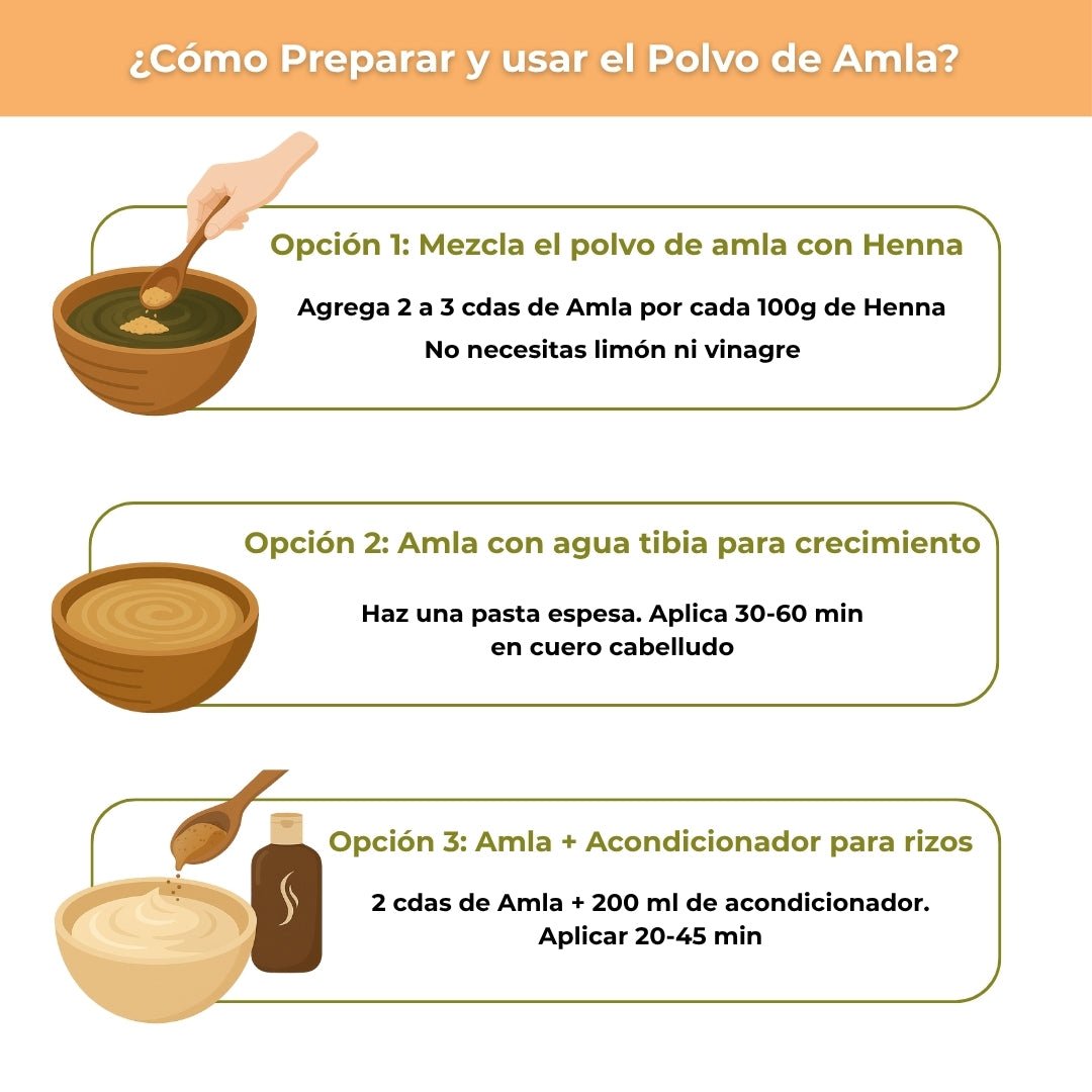 Tratamiento Capilar Polvo de Amla - Henna Lovers